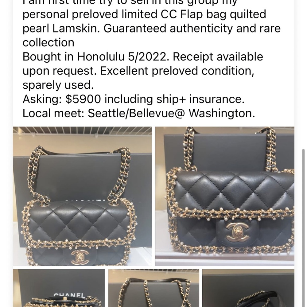CHANEL Black Quilted Shoulder Bag with Gold Hardware
